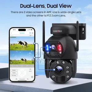 20x Zoom Solar Dual Lens 4g Camera
