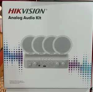 Hikvision Analog Kit+Amplifier+Ceiling Speaker Qae0ka60206-4