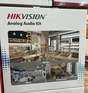 Hikvision Analog Kit+Amplifier+Ceiling Speaker Qae0ka60206-4