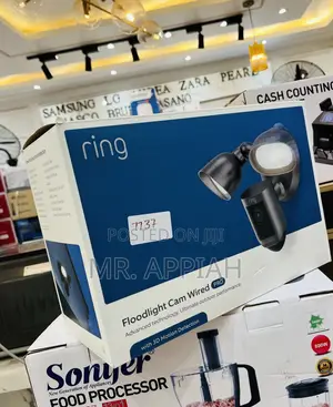Beautiful Made Ring Floodlight Security Camera Wired Pro.