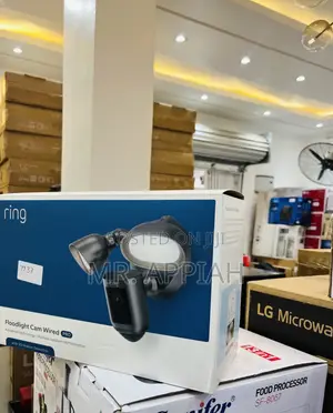 Shop Finest RingFloodlight Security Camera Wired Pro(Black)