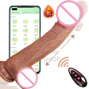 Thrusting Dildo - Remote 7 Vibration Modes Self-Heating