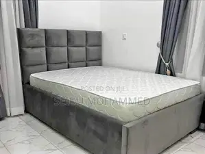 A Design Double Bed With Mattress