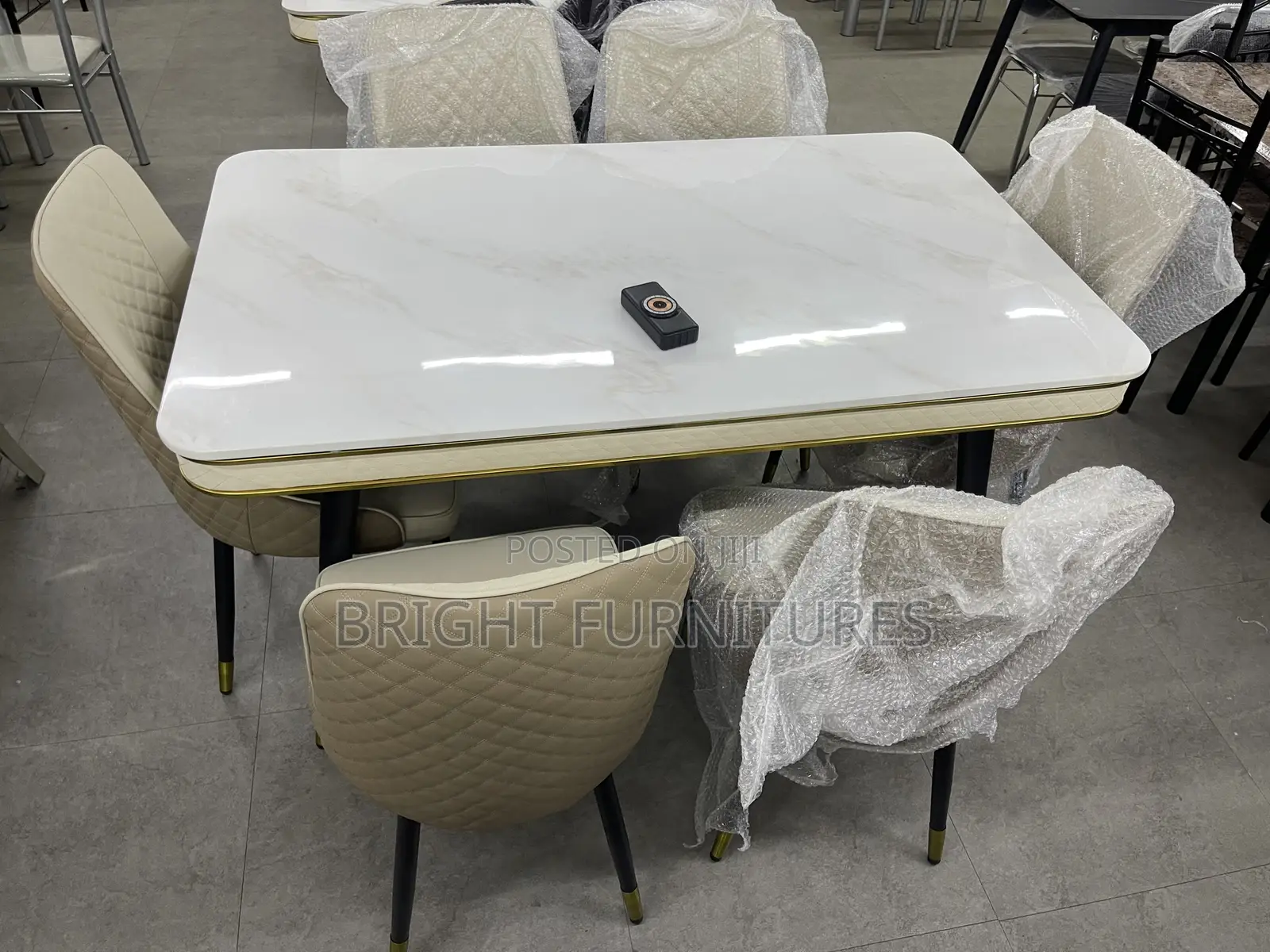 High Quality Imported New Design Marble Top Dining Sets