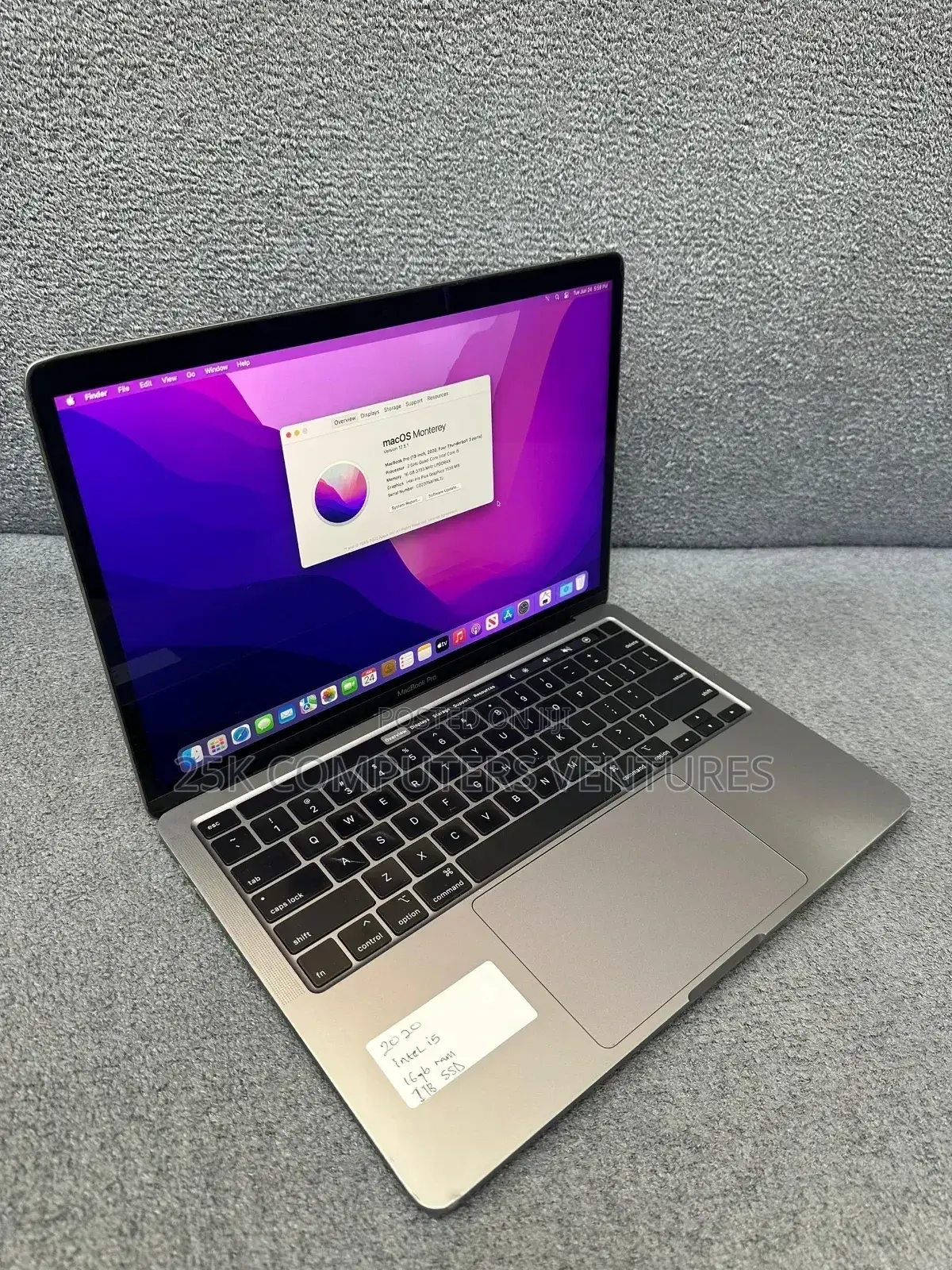 Laptop Apple MacBook Pro 2020 16GB Intel Core i5 SSD 1T