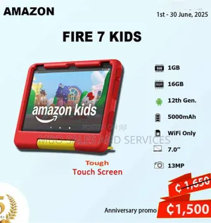 New Amazon Fire 7 16 GB Red