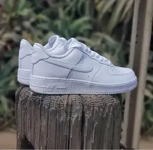 Nike Air Force Leather All White