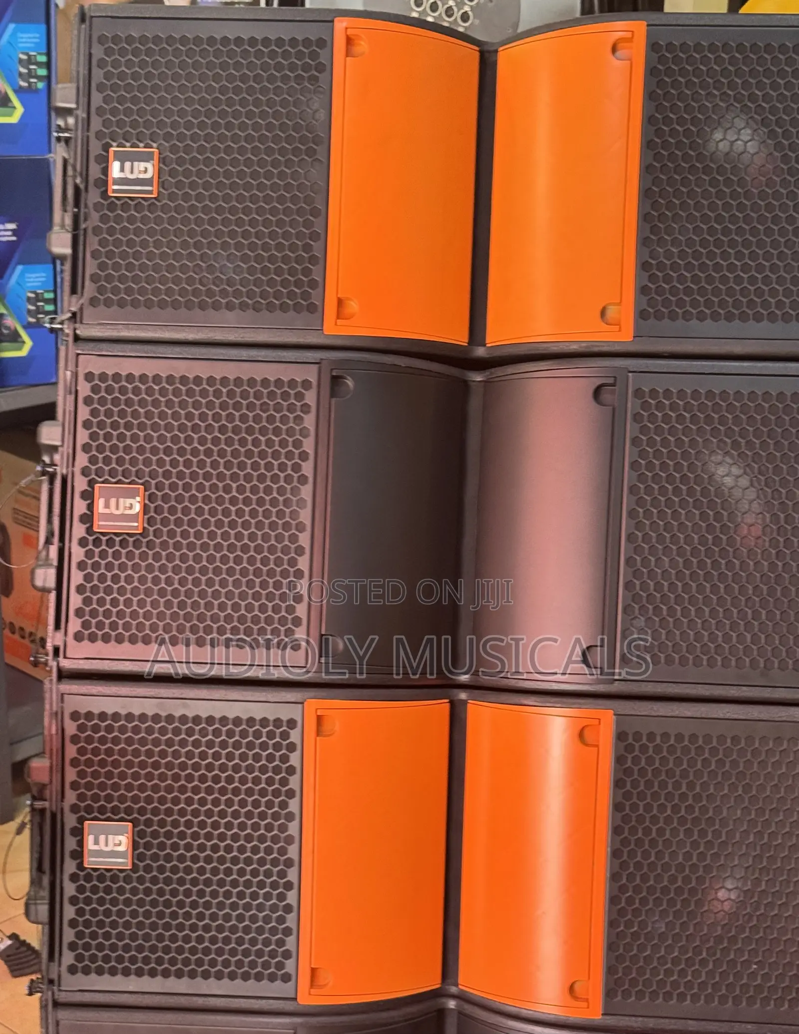 Lud 2(Pairs)Line Arrays and Bass With Full Amplifier Set