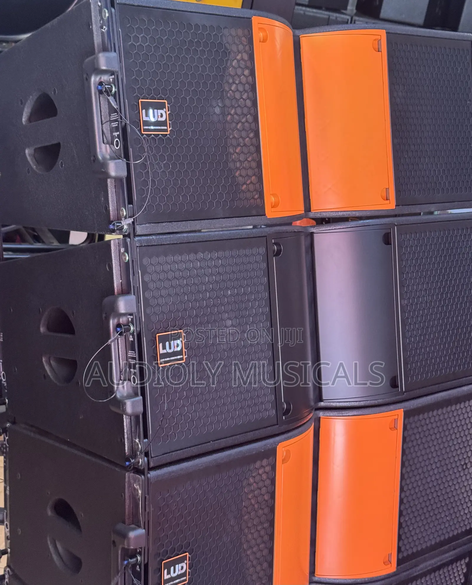 Lud 2(Pairs)Line Arrays and Bass With Full Amplifier Set