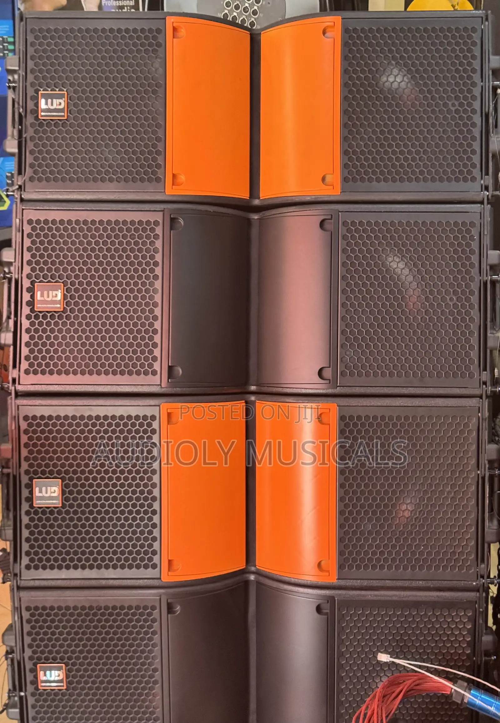 Lud 2(Pairs)Line Arrays and Bass With Full Amplifier Set