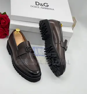 Dolce Gabbana Brown Loafer Shoe