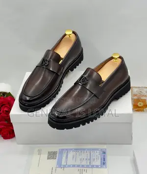 Dolce Gabbana Brown Loafer Shoe