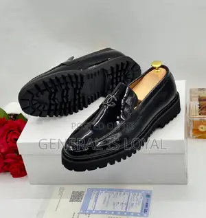 Dolce Gabbana Black Loafer Shoe