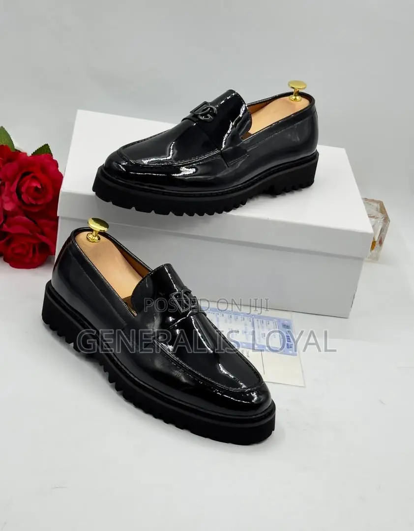 Dolce Gabbana Black Loafer Shoe