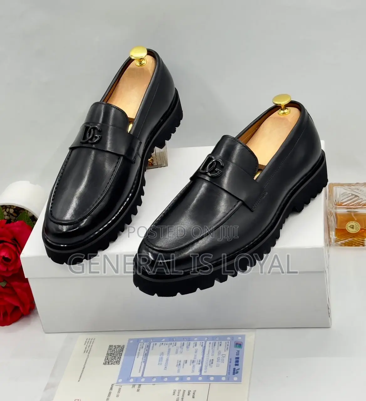 Dolce Gabbana Black Loafer Shoe