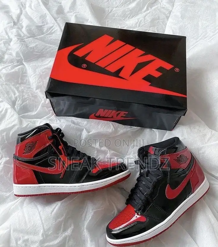 Jordan R 1 Red Black Mirror