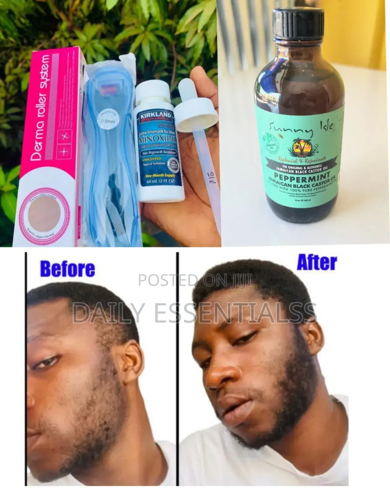 Kirkland, Mielle Roller Set for Thicker Hair Beard