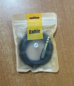 3.5mmtrs 1/8" Male to 6.35mm 1/4" Aux Cord - 1.5m