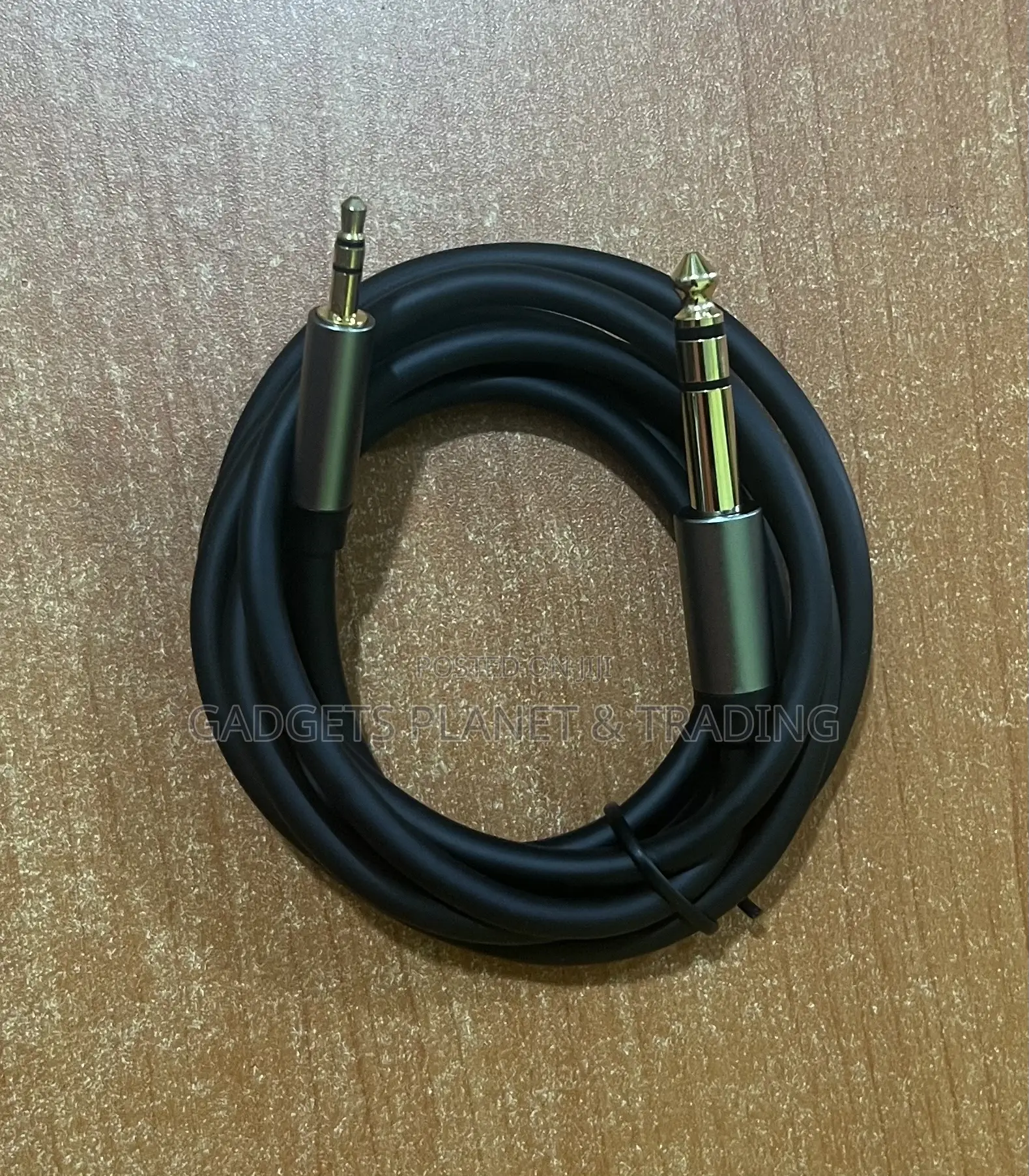 3.5mmtrs 1/8" Male to 6.35mm 1/4" Aux Cord - 1.5m