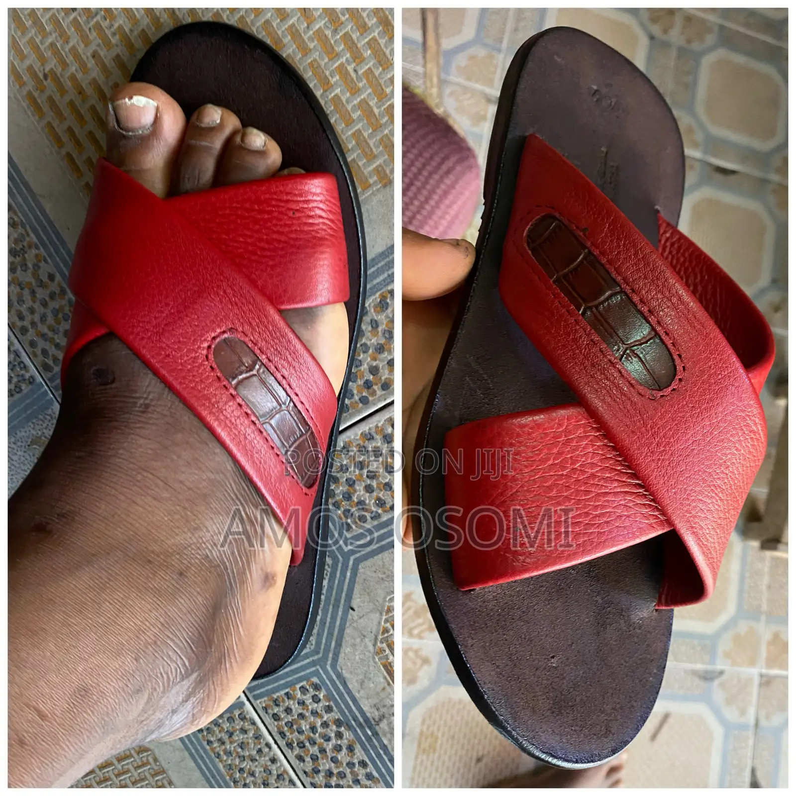 Genuine Leather Slippers