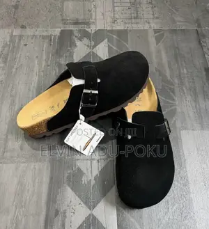 Soft Footbed Suede Leather Birkenstock - Black