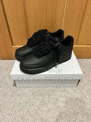 Nike Force Big Lace Black Cat
