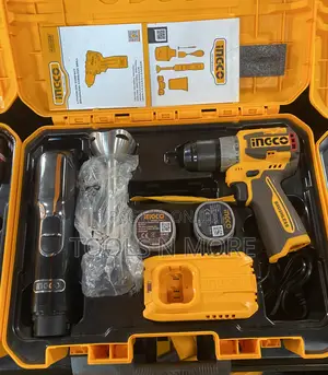 Ingco 16v Compact Cordless Drill and Hand Blender Combo