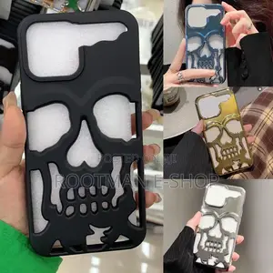 V Volt Compatible With iPhone 11 Pc Case Skull Design