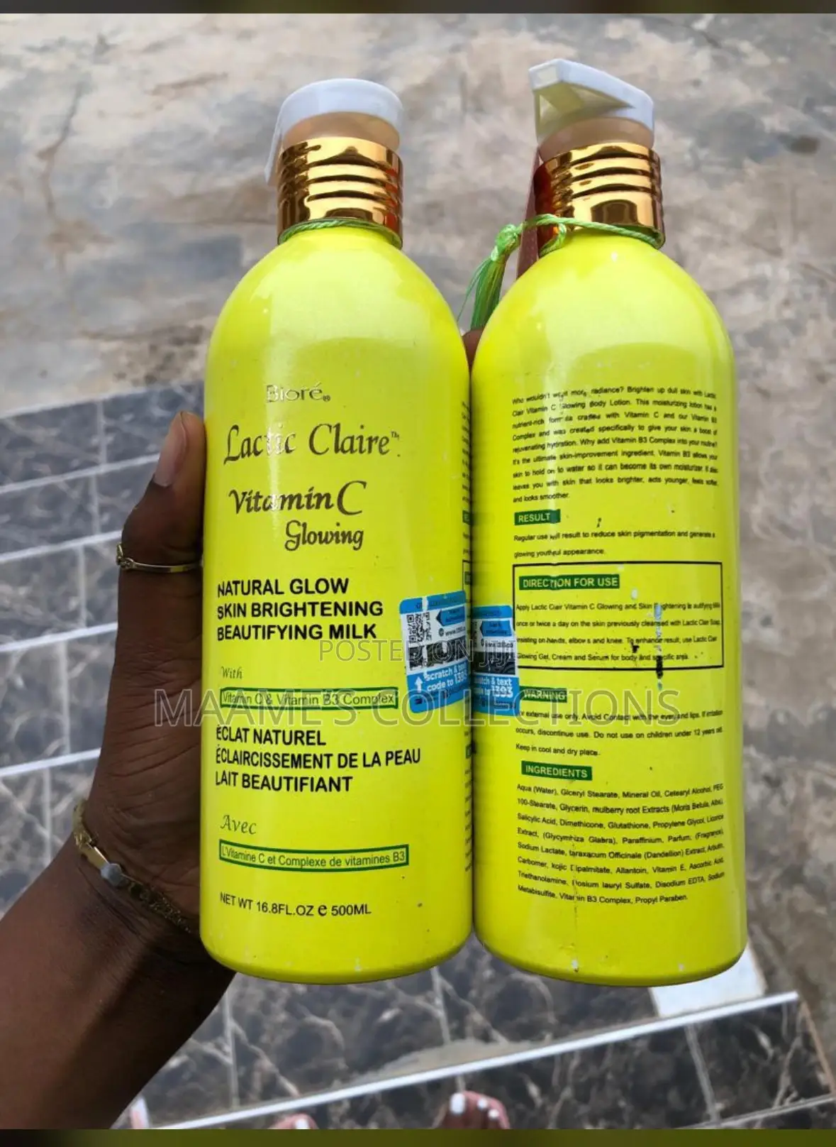 Lactic Claire Diamond Glowing Body Lotion