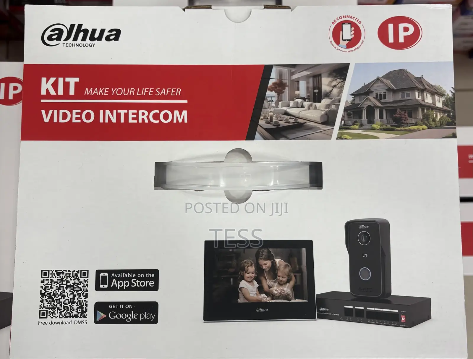 Dahua Ktp03 Ip Video Intercom Kit With Poe Switch