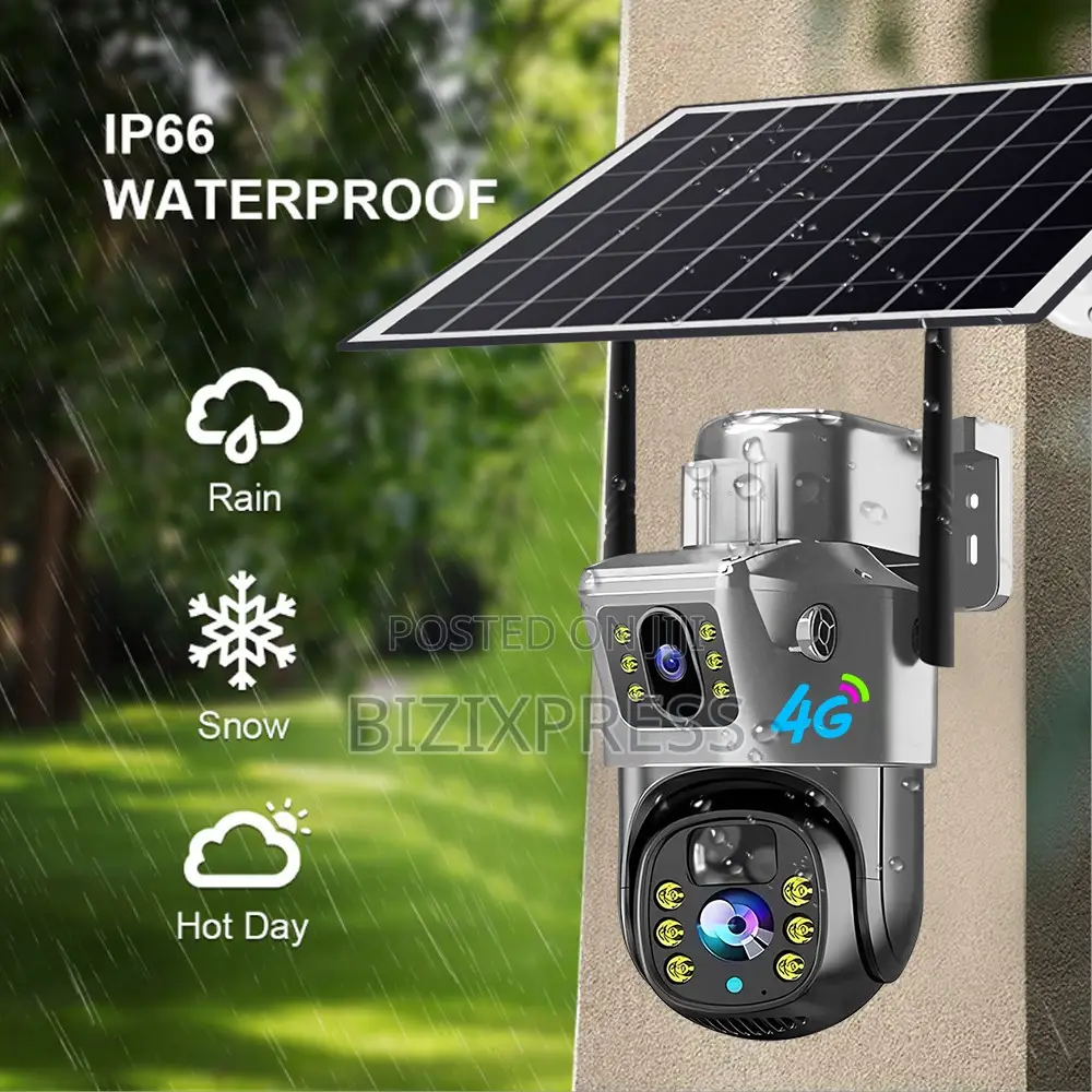 4g Solar Dual Lens Security Camera