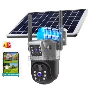 Double Lens Solar Security Camera