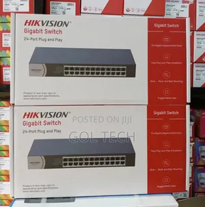 Hikvision Gigabit Switch 24port Plug and Play Rack Mount