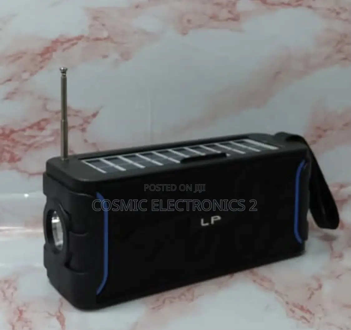 Lp V95 Wireless Speaker – Portable With Solar Panels