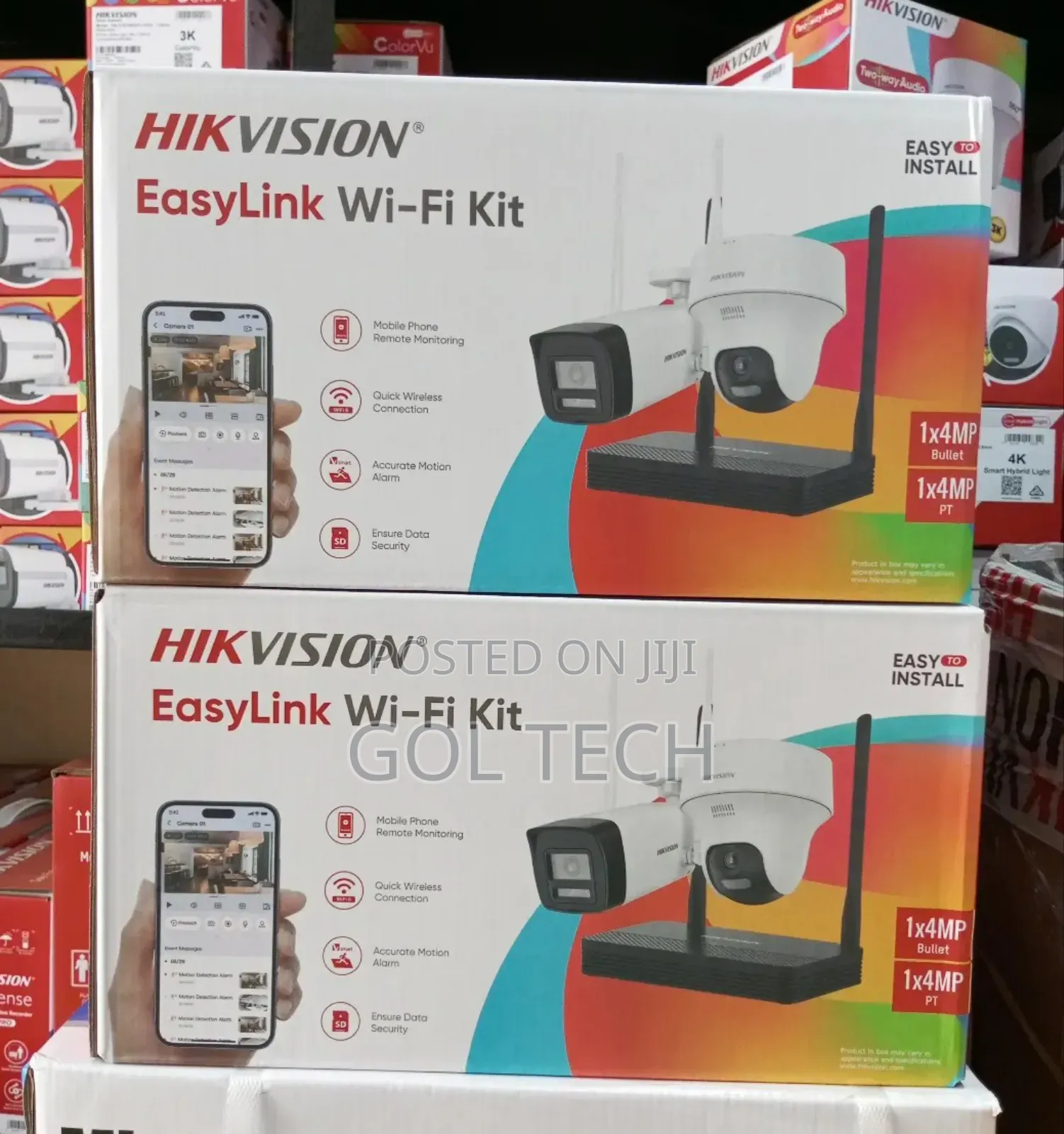 Hikvision Wi-Fi Kit Smart Easylink 2way Audio Camera 4mp