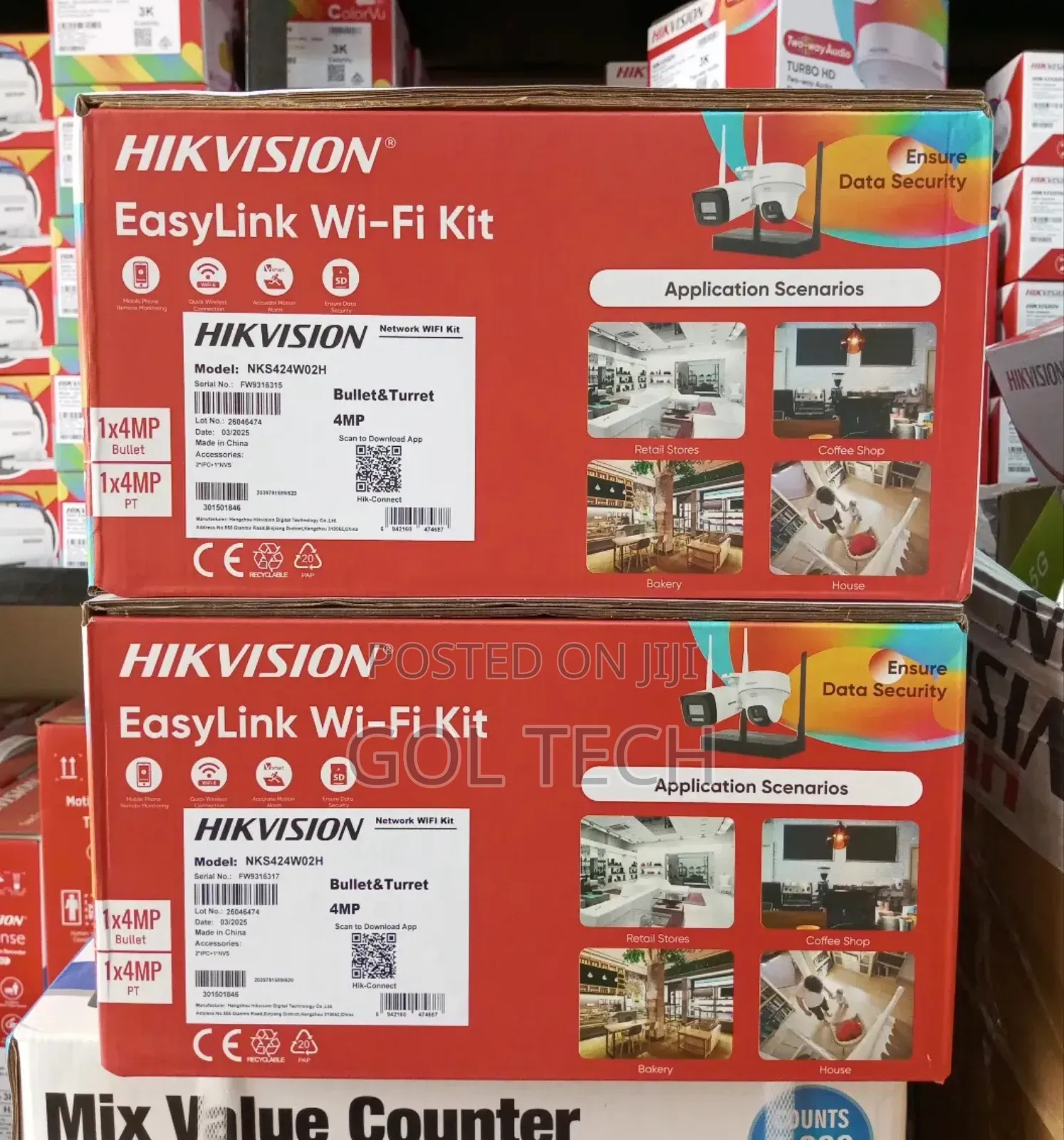 Hikvision Wi-Fi Kit Smart Easylink 2way Audio Camera 4mp