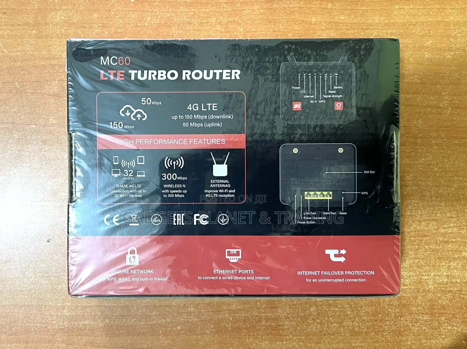 Olax 4g Universal and Rechargeable Turbo Wifi Router - Mc60