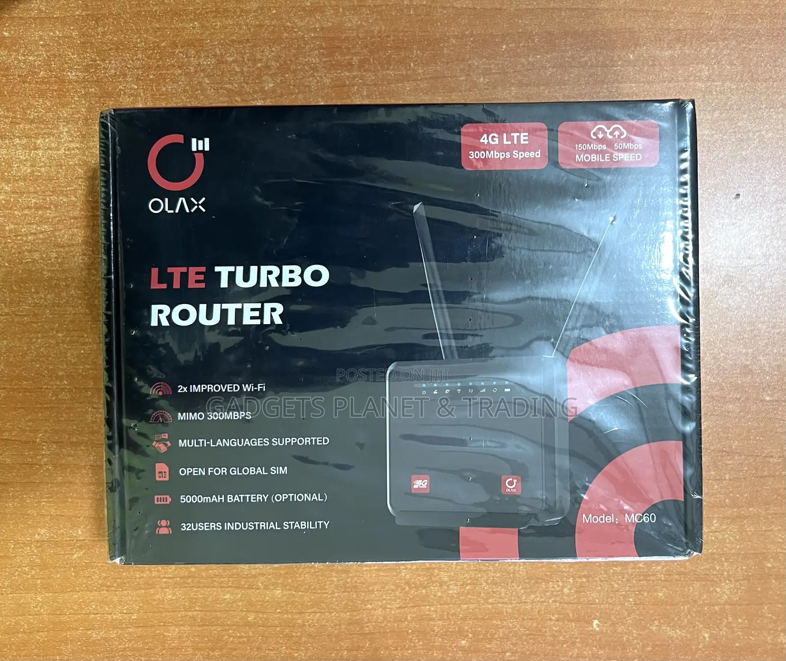Olax 4g Universal and Rechargeable Turbo Wifi Router - Mc60