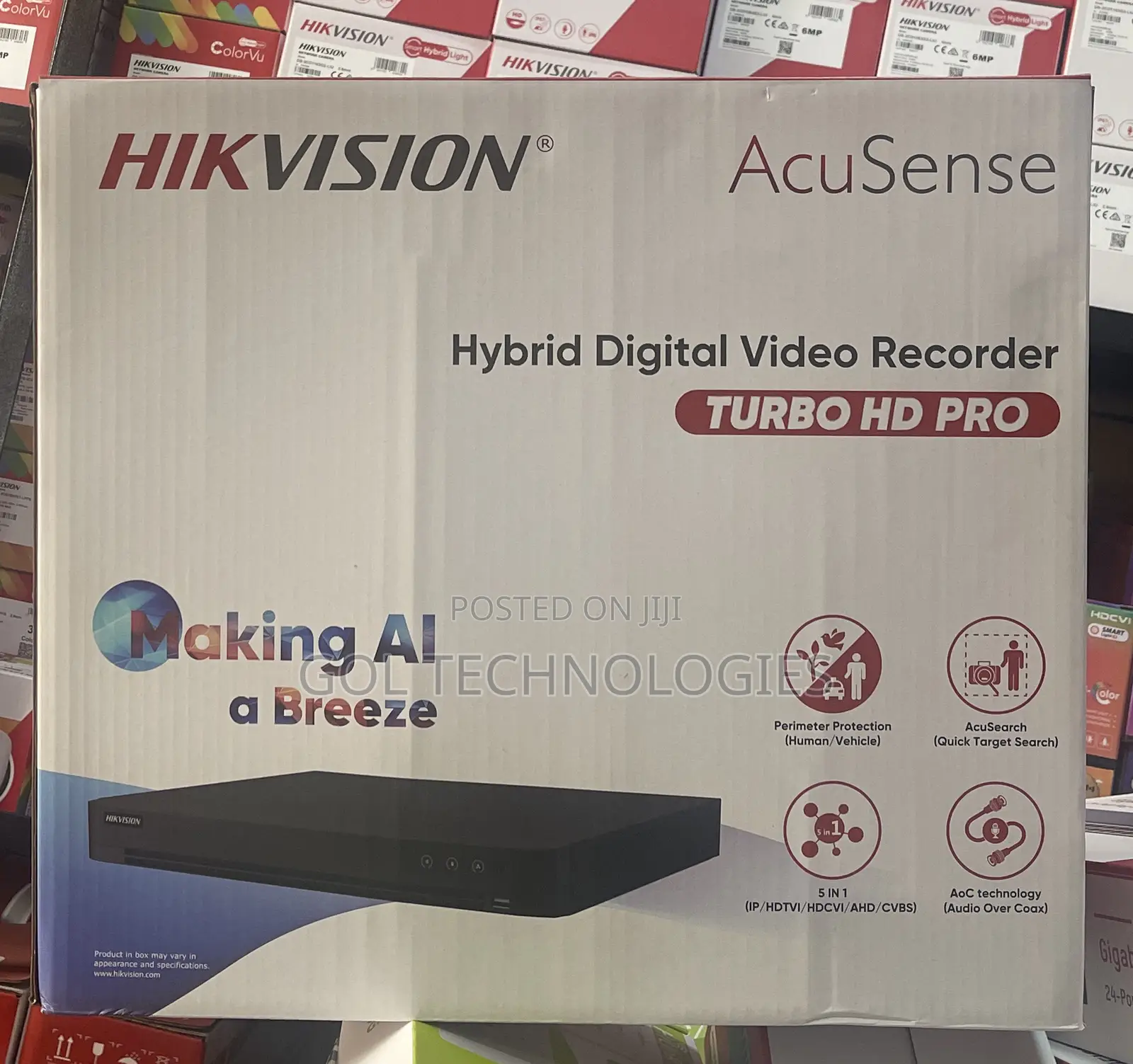 Hikvision Acusense DVR /5mp 32ch Ai Breeze 5 in 1 Hd Pro
