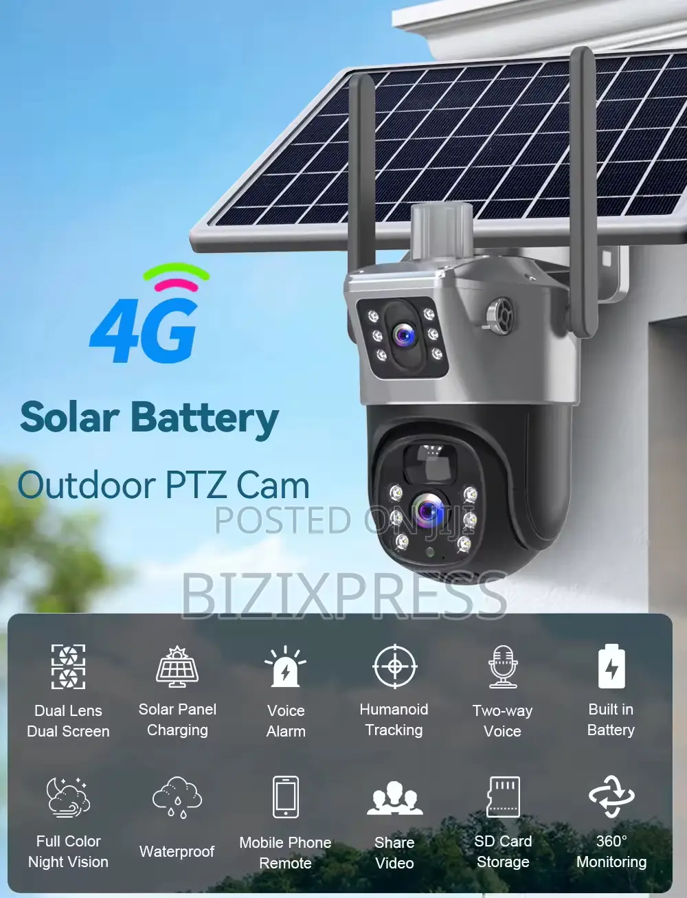 4g Solar Security Camera