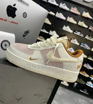 Nike Air Force Lx Cream and Brown