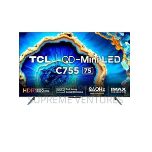 Elegant TCL 75 Inch Qd-Mini Led Tv Google Tv