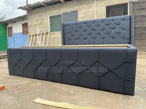 Dark Gray Queen Size 72x75 Bedframe//  Luxurious And Durable