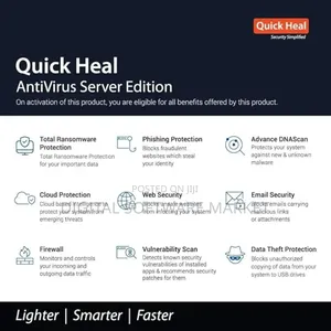 Quick Heal Antivirus Server Latest Version 1 Server, 1 Year