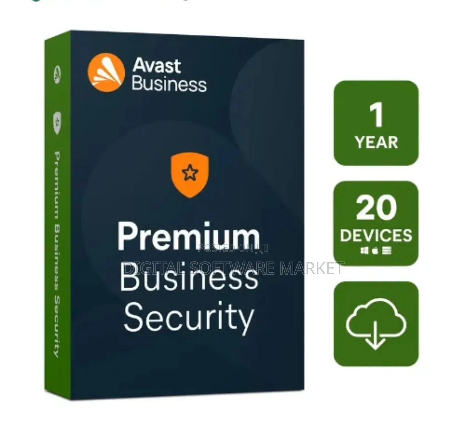 Avast Premium Business Security 20 Devices, Year | Win/Mac