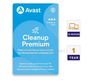 Avast Cleanup Premium – 10 Device 1 Year Fix, Clean Etc