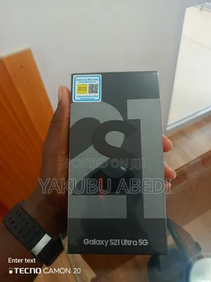 New Samsung Galaxy S21 Ultra 5G 128 GB Black