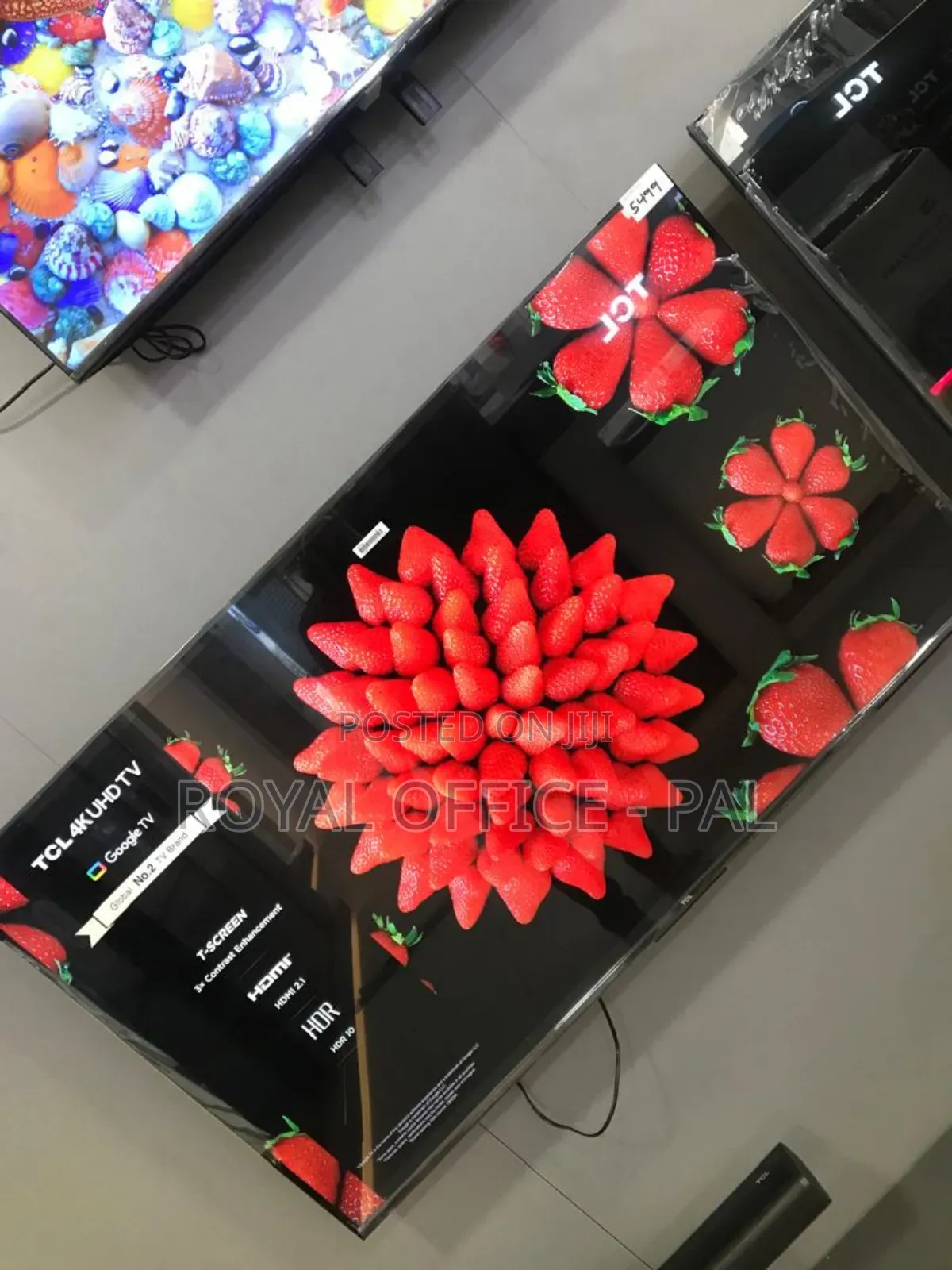 Metallic Bezel-Less TCL 56 Inch HDR Television