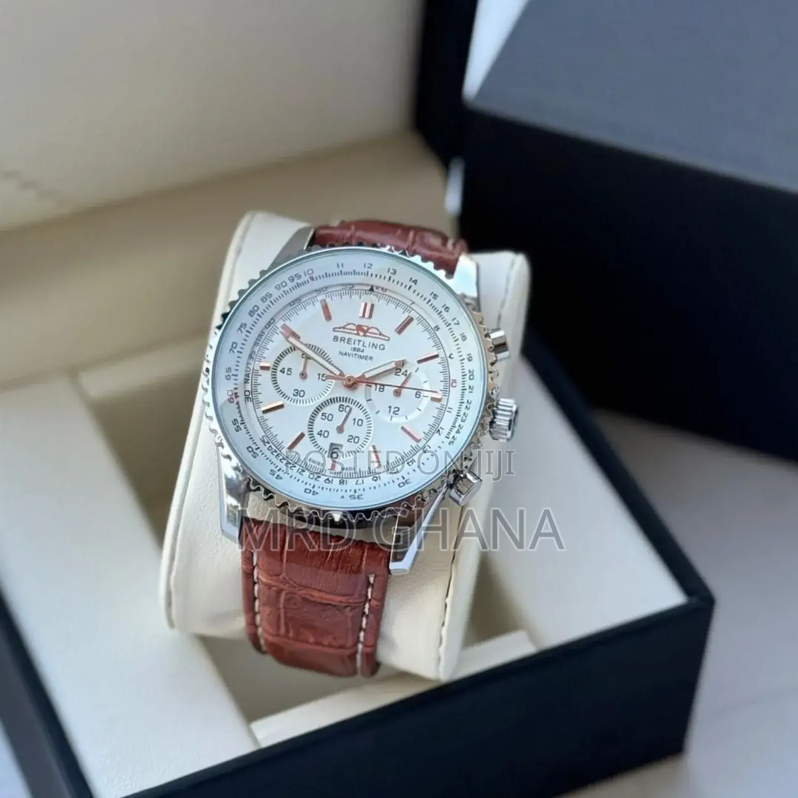 Breitling Brown Leather Watch