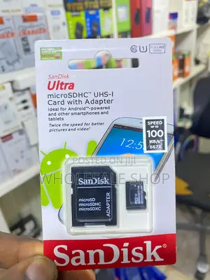 64gb Sandisk Micro-Card With Adapter